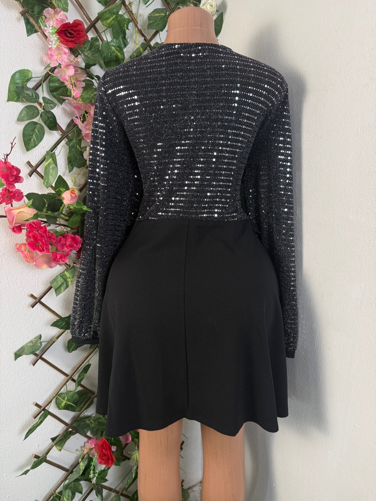 Robe moulante slim manches longues - Perluna Store