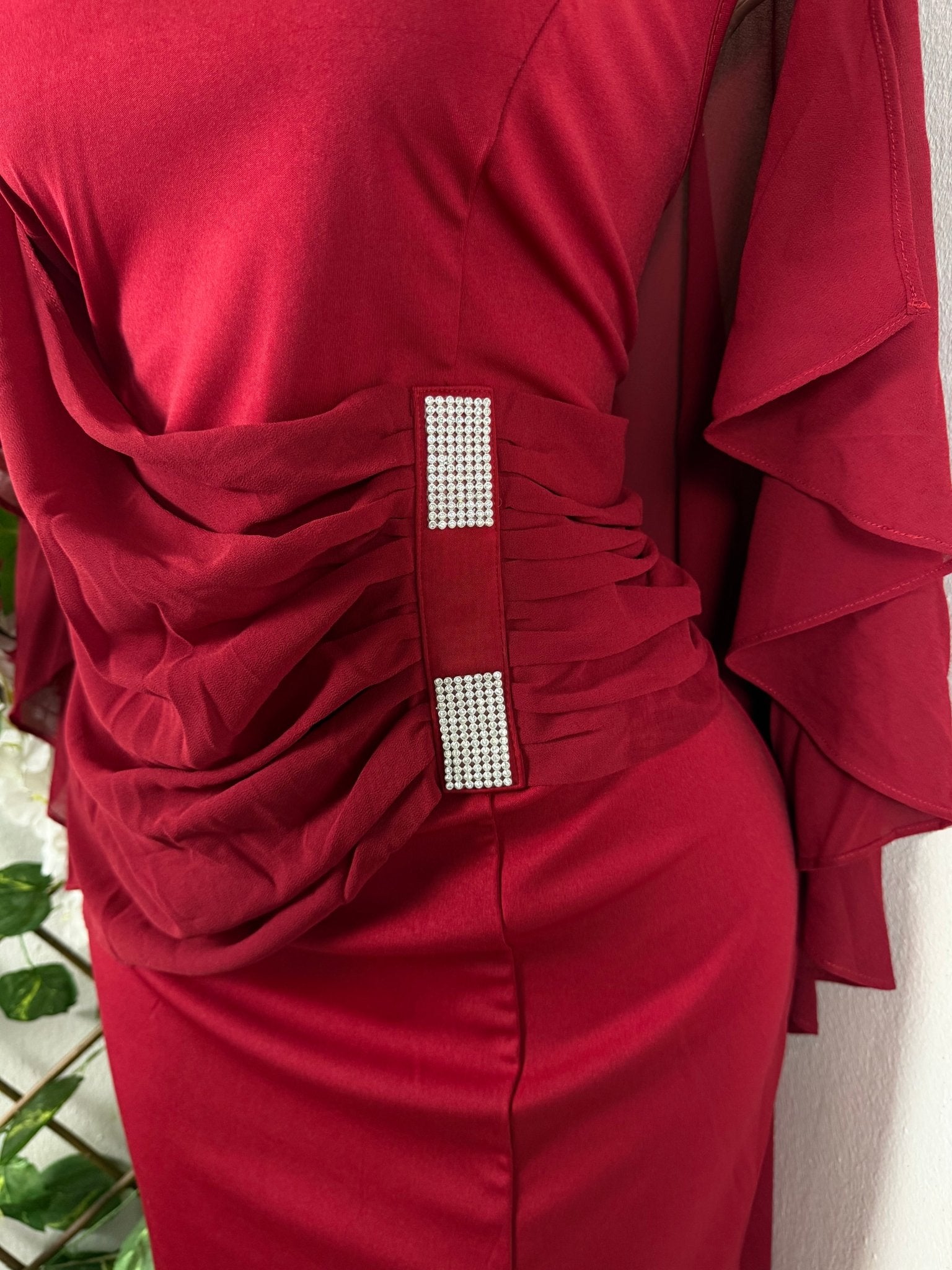 Robe évasée stylée manches longues - Perluna Store
