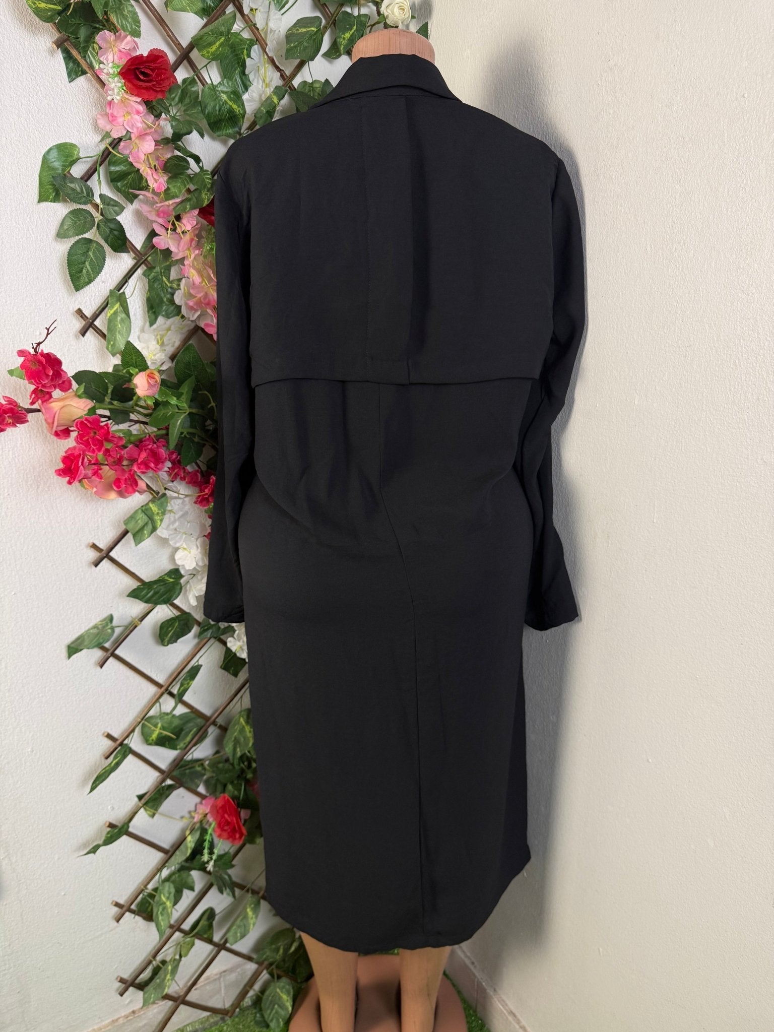 Robe long pare-dessus manches longues - Perluna Store