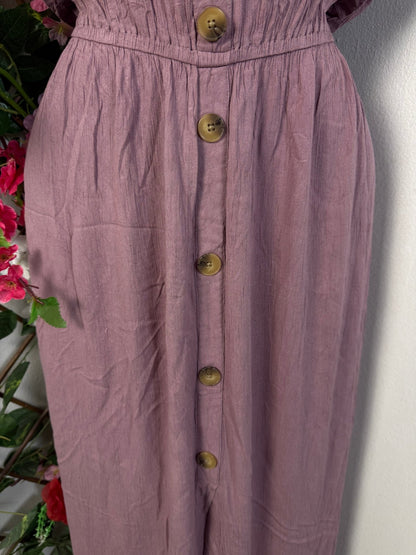 Robe longue à bouton grande taille - Perluna Store - kinshasa