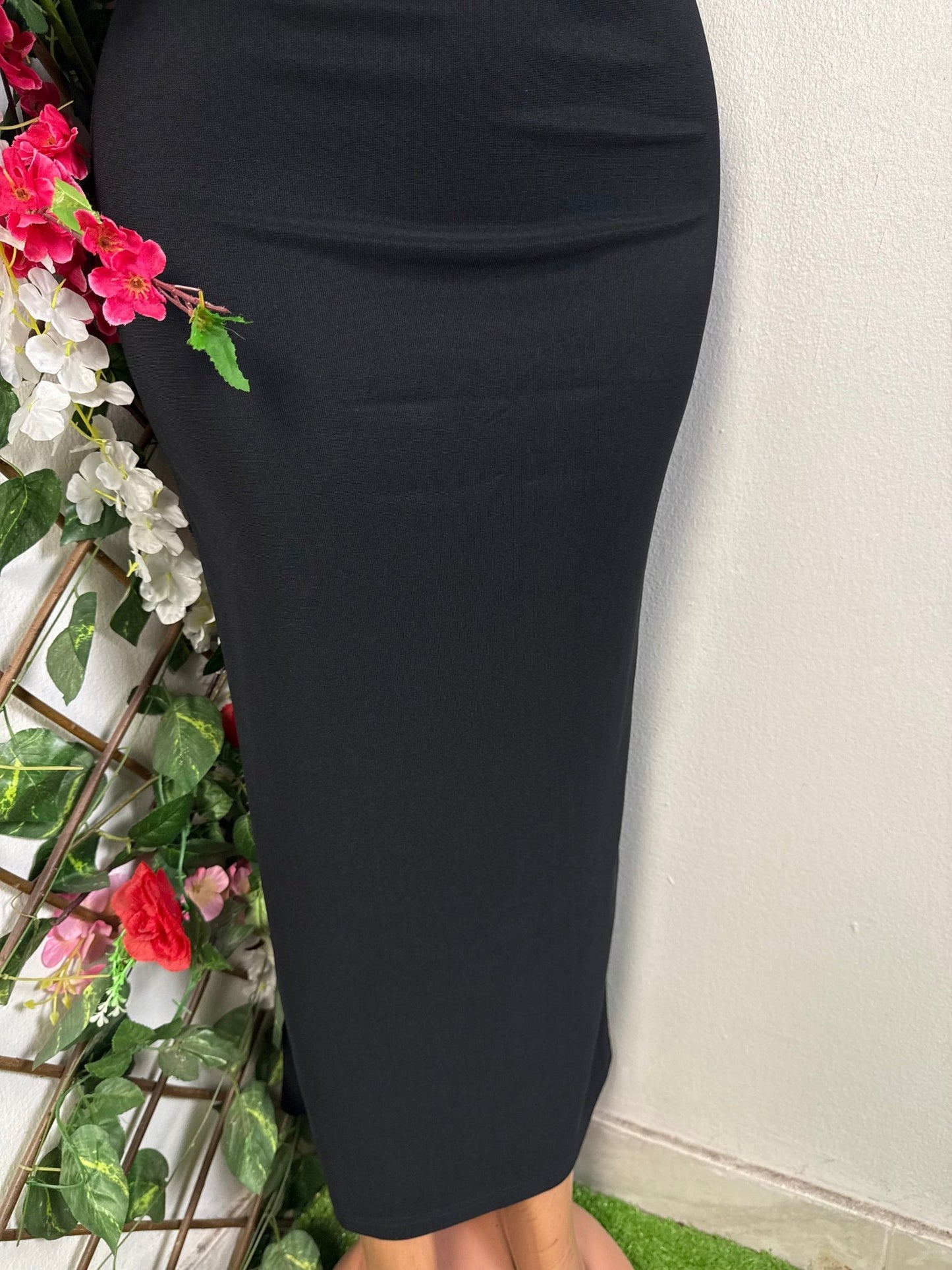Robe longue à bretelles sans manches  - Perluna Store - kinshasa
