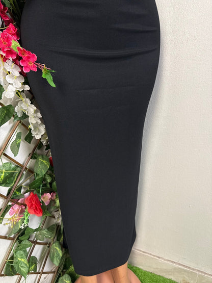 Robe longue à bretelles sans manches  - Perluna Store - kinshasa