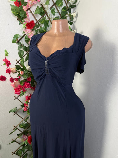 Robe longue à buste drapée épaule dénudé - Perluna Store - kinshasa