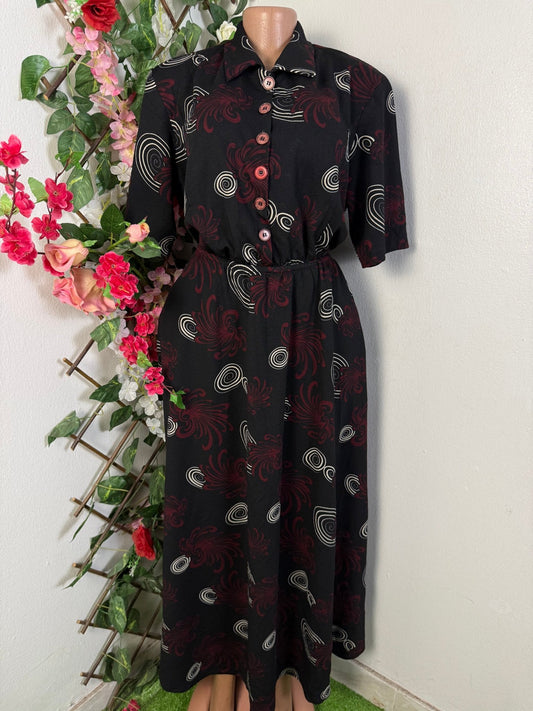 Robe longue à colle chemise  - Perluna Store - kinshasa