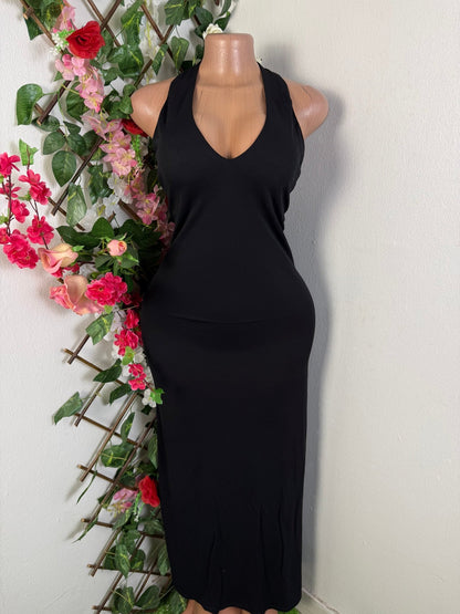 Robe longue à dos dénuder - Perluna Store - kinshasa