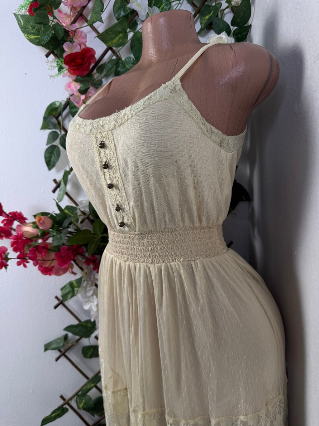 Robe longue à fine bretelle drapée - Perluna Store - kinshasa