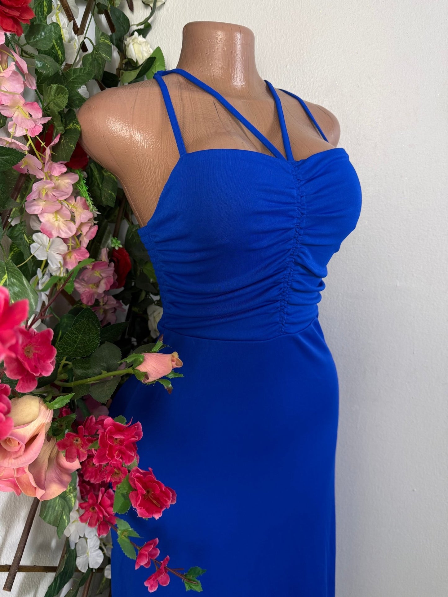Robe longue à fine bretelle  - Perluna Store - kinshasa