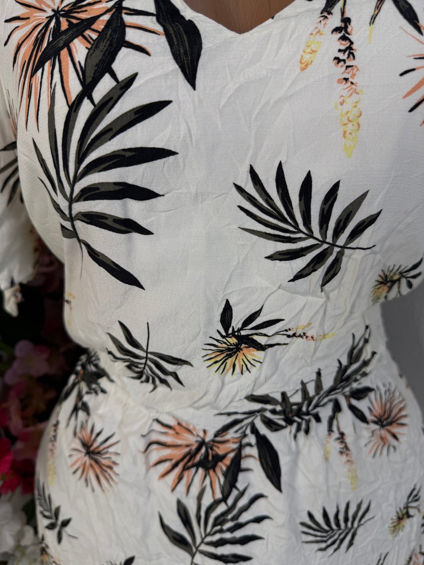 Robe longue à imprimer fleurie  - Perluna Store - kinshasa