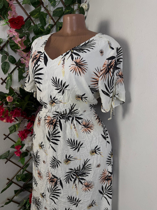 Robe longue à imprimer fleurie  - Perluna Store - kinshasa