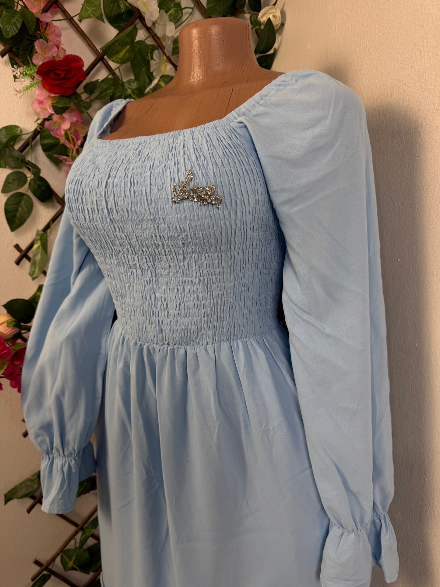 Robe longue à longue manche - Perluna Store - kinshasa