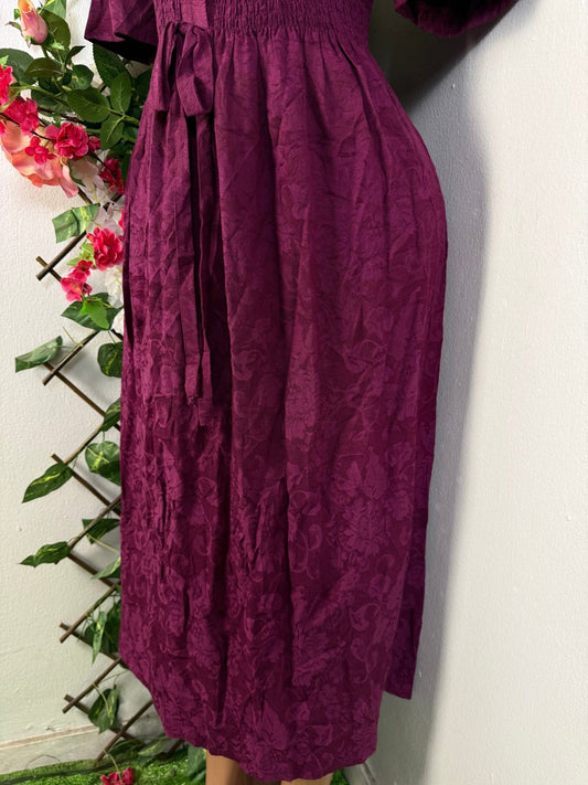 Robe longue bouton courte manche  - Perluna Store - kinshasa
