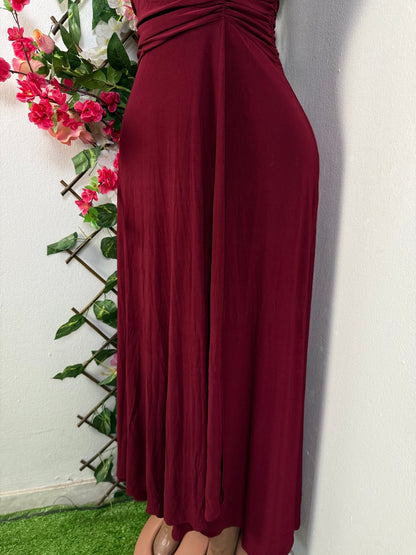 Robe longue cintrer sans manche - Perluna Store - kinshasa