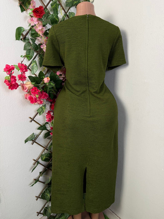 Robe longue décontracté courte manche - Perluna Store - kinshasa