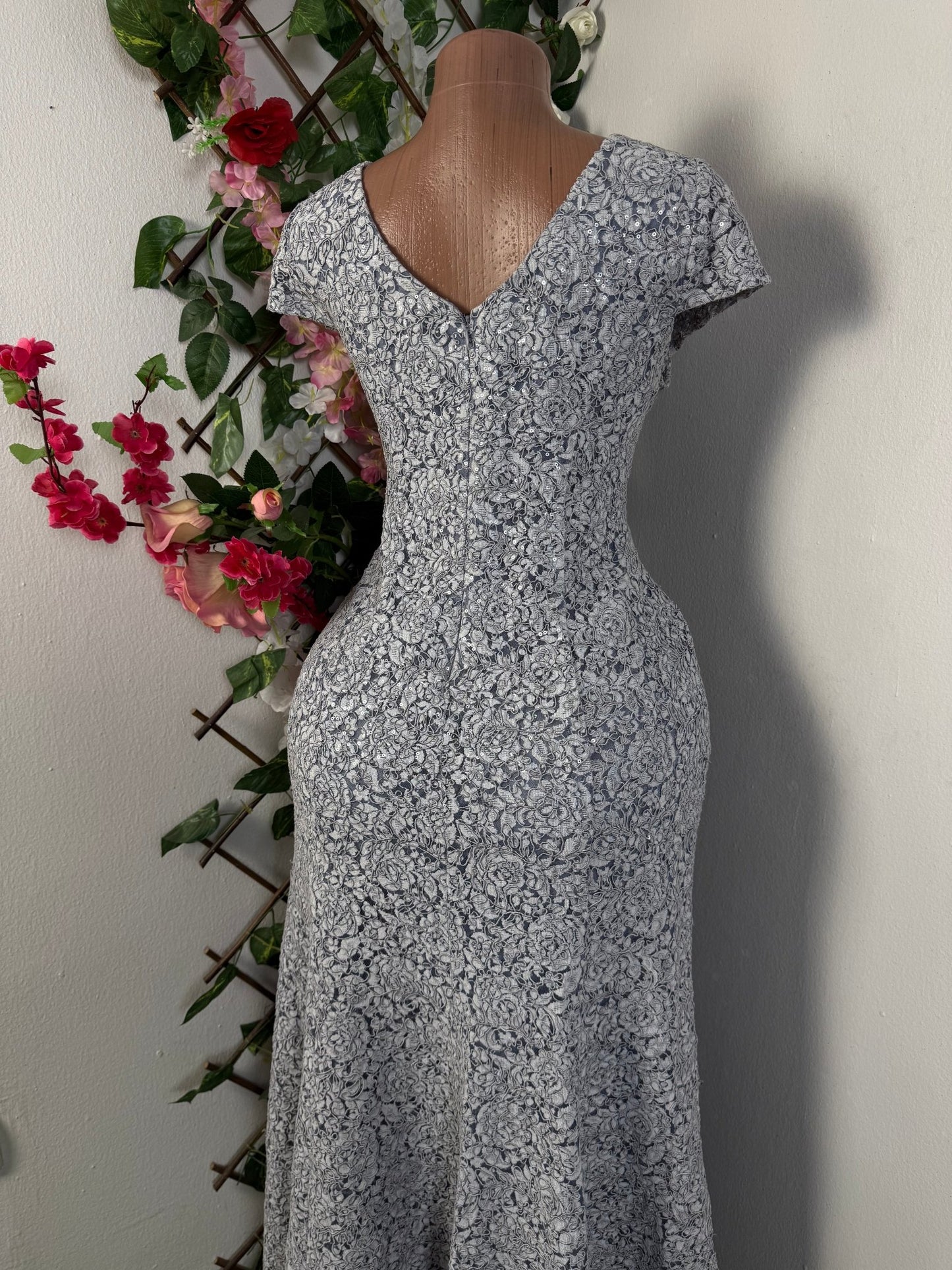 Robe longue en maille colle en cœur  - Perluna Store - kinshasa
