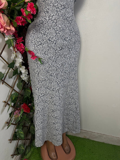 Robe longue en maille colle en cœur  - Perluna Store - kinshasa