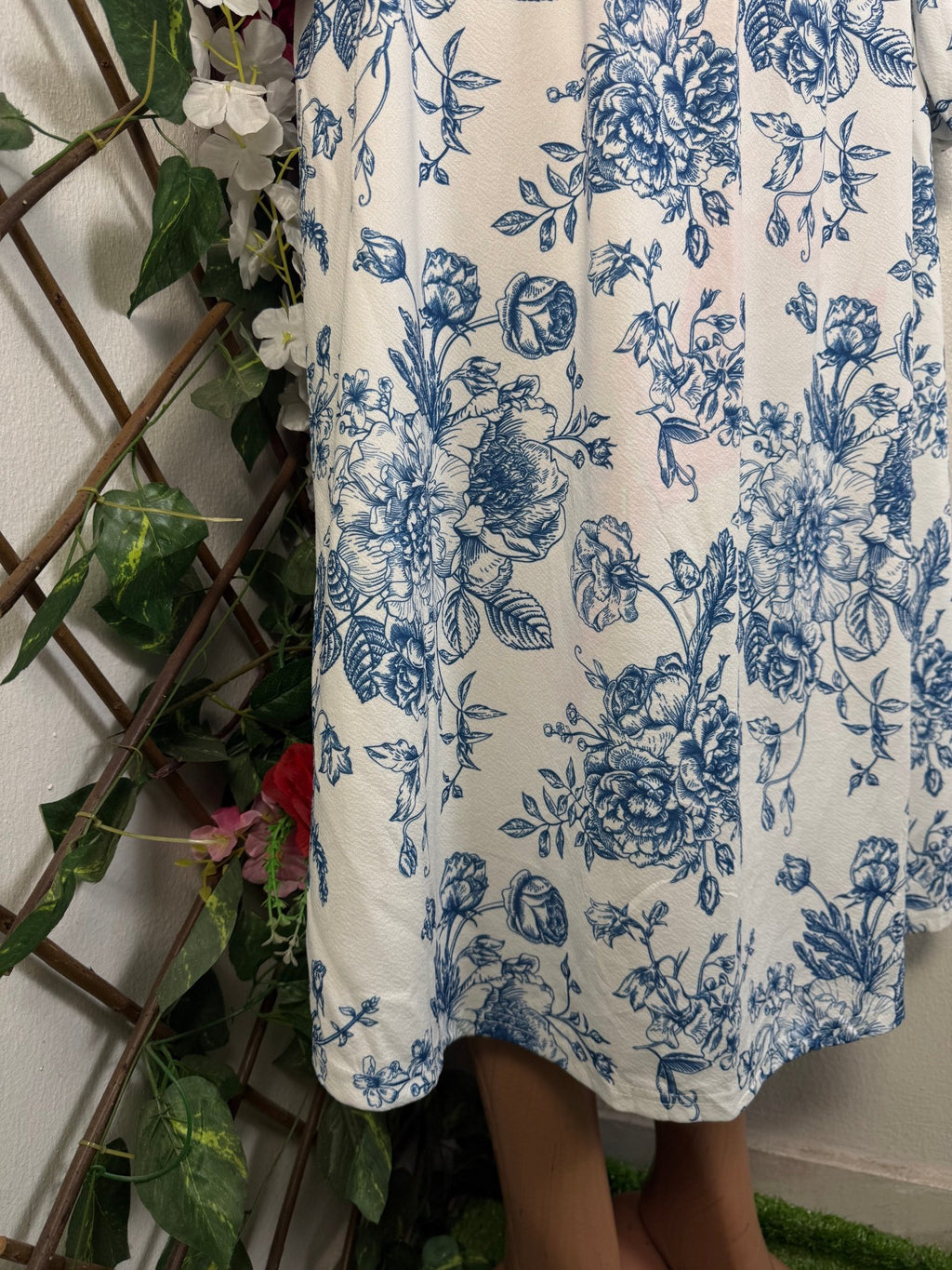 Robe longue évasée manches longue - Perluna Store - kinshasa