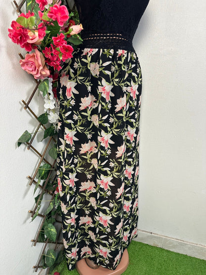 Robe longue évasée sans manches - Perluna Store - kinshasa