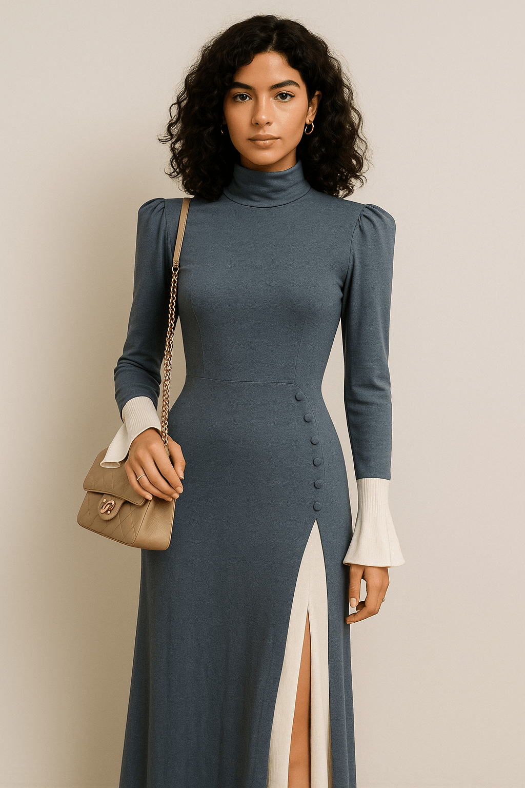 Robe longue extensible colle montant - Perluna Store - kinshasa