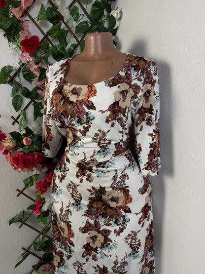 Robe longue manche 3/4  - Perluna Store - kinshasa