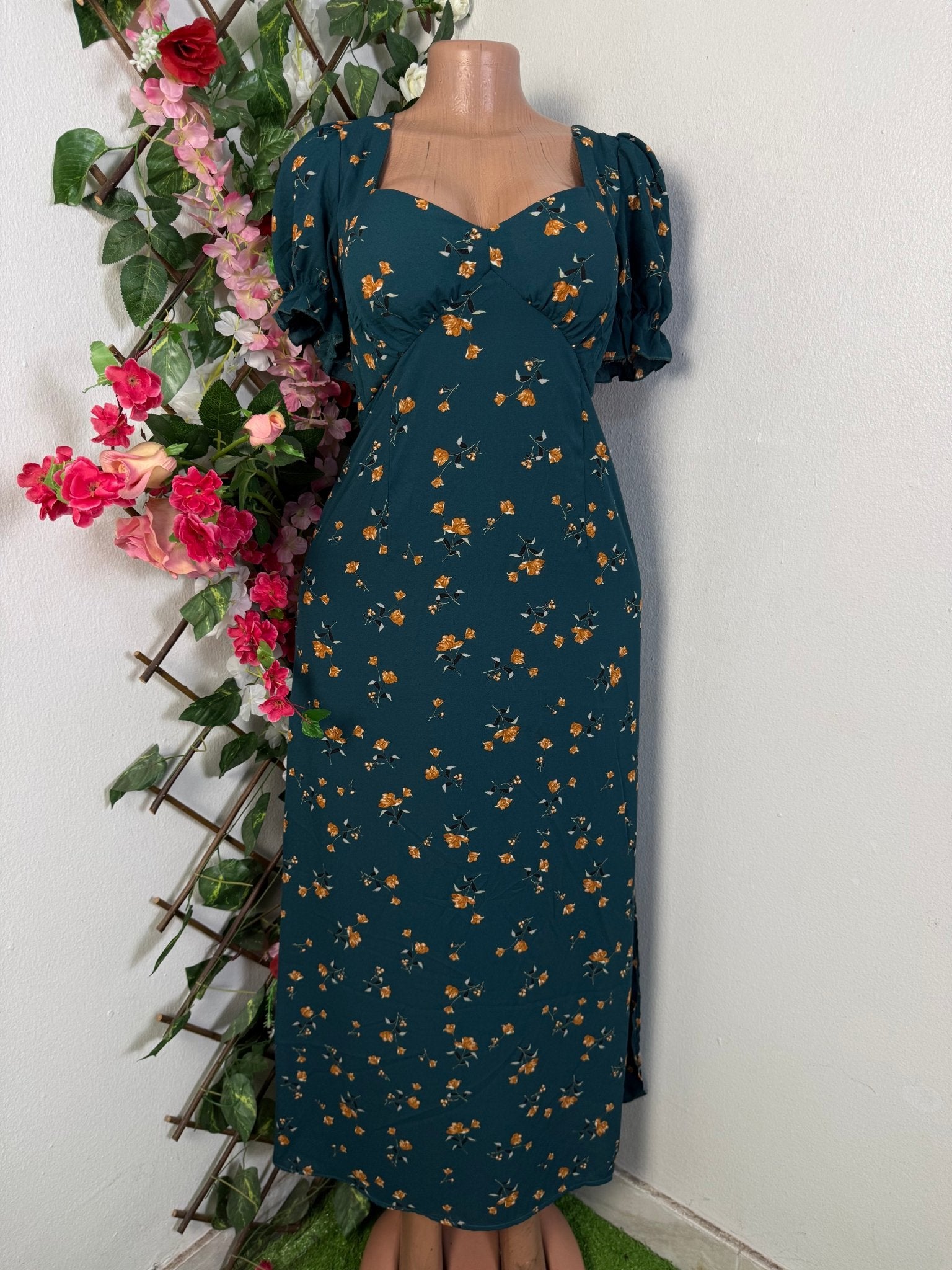 Robe longue manche courte - Perluna Store - kinshasa