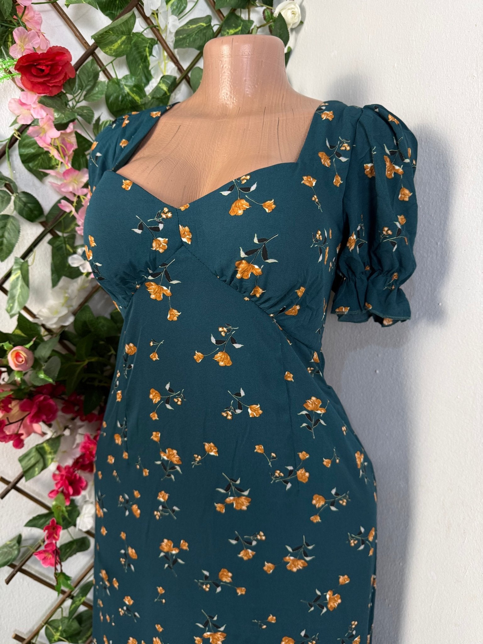 Robe longue manche courte - Perluna Store - kinshasa