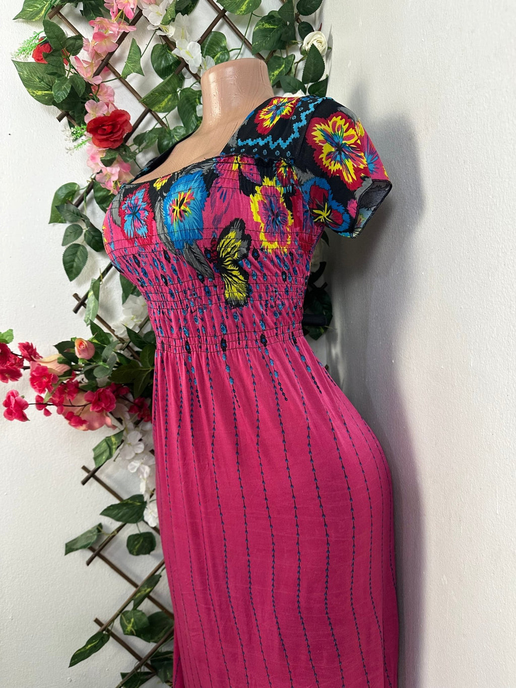 Robe longue manches courtes - Perluna Store - kinshasa