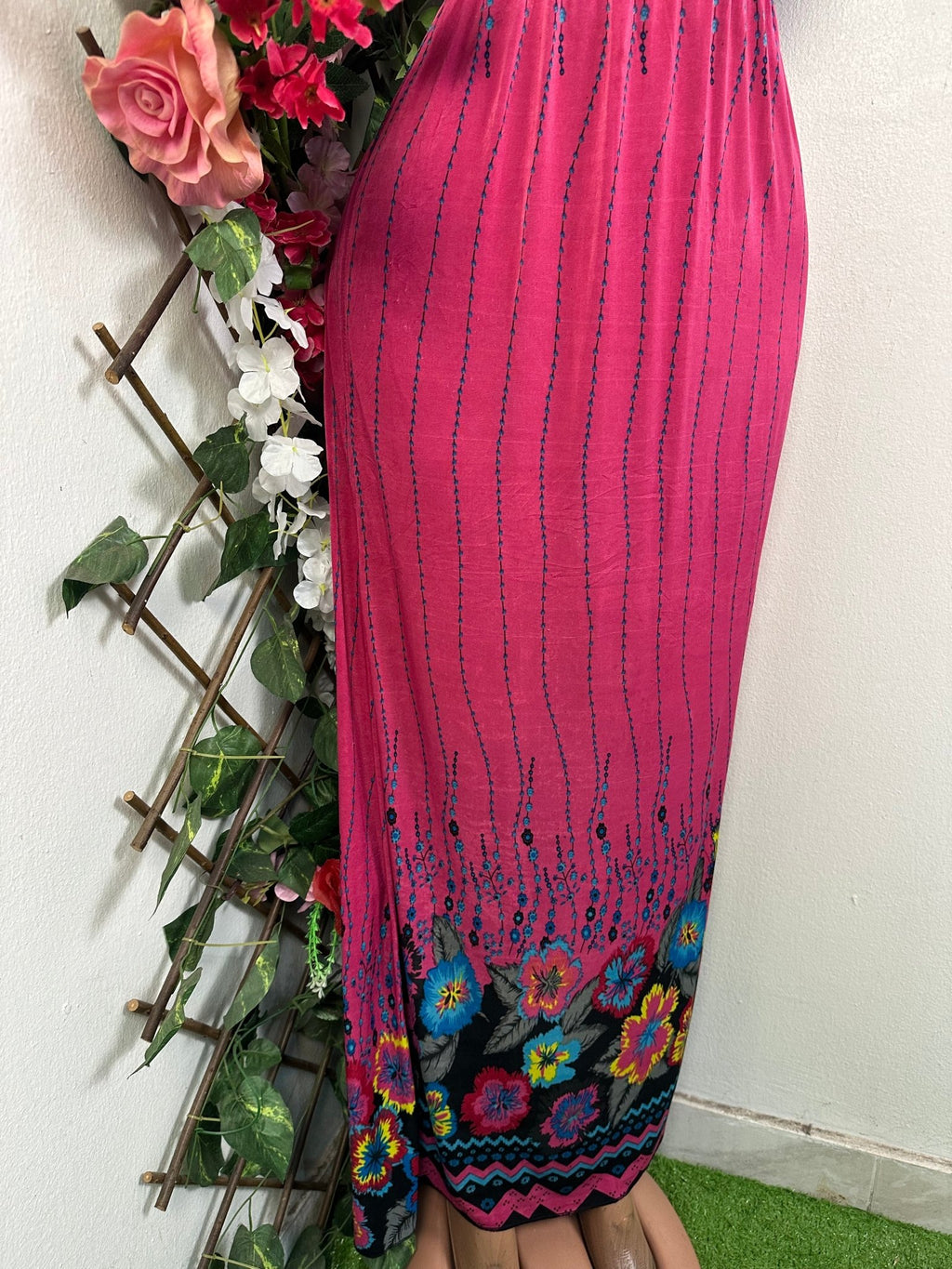 Robe longue manches courtes - Perluna Store - kinshasa