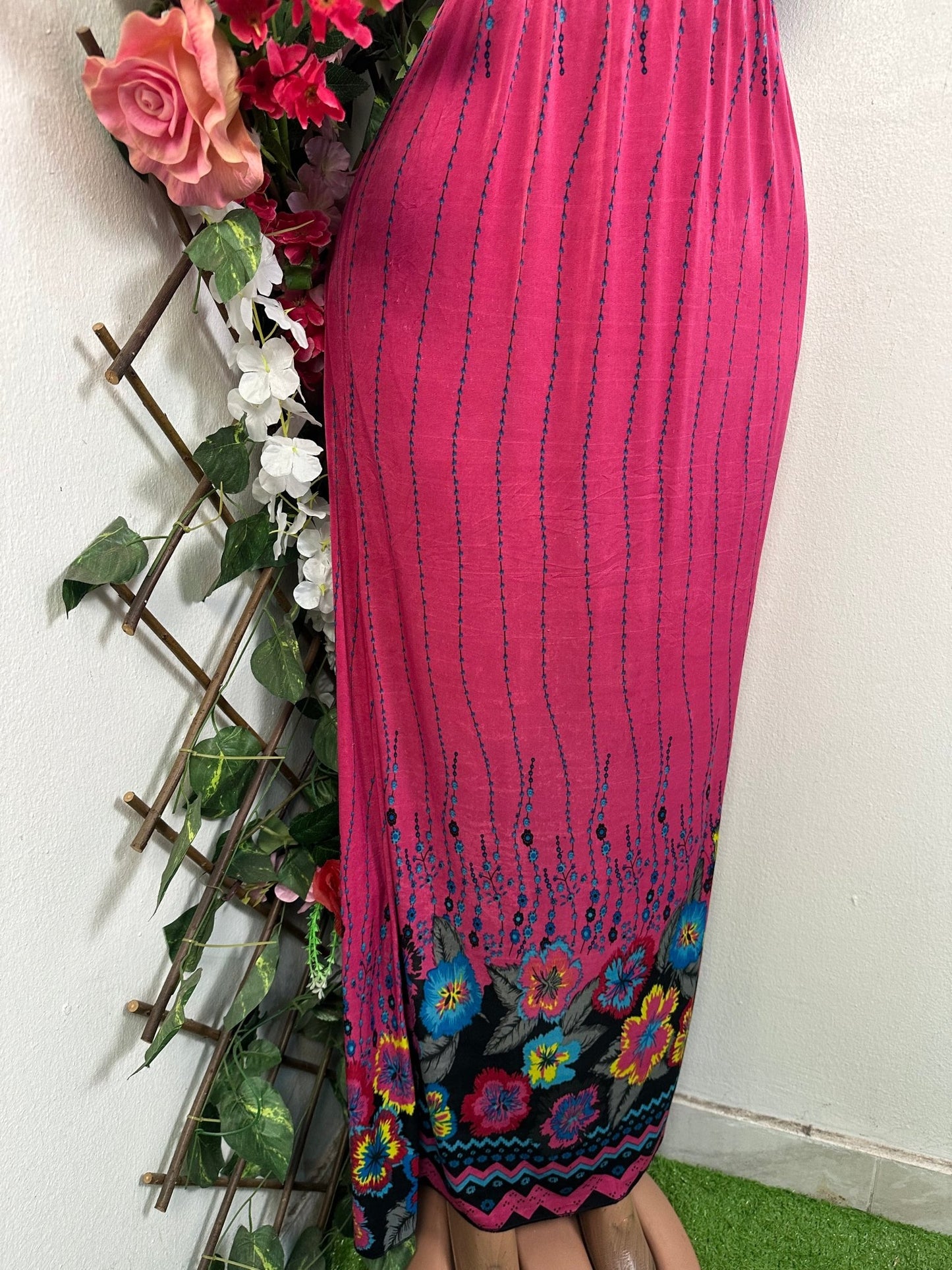 Robe longue manches courtes - Perluna Store - kinshasa