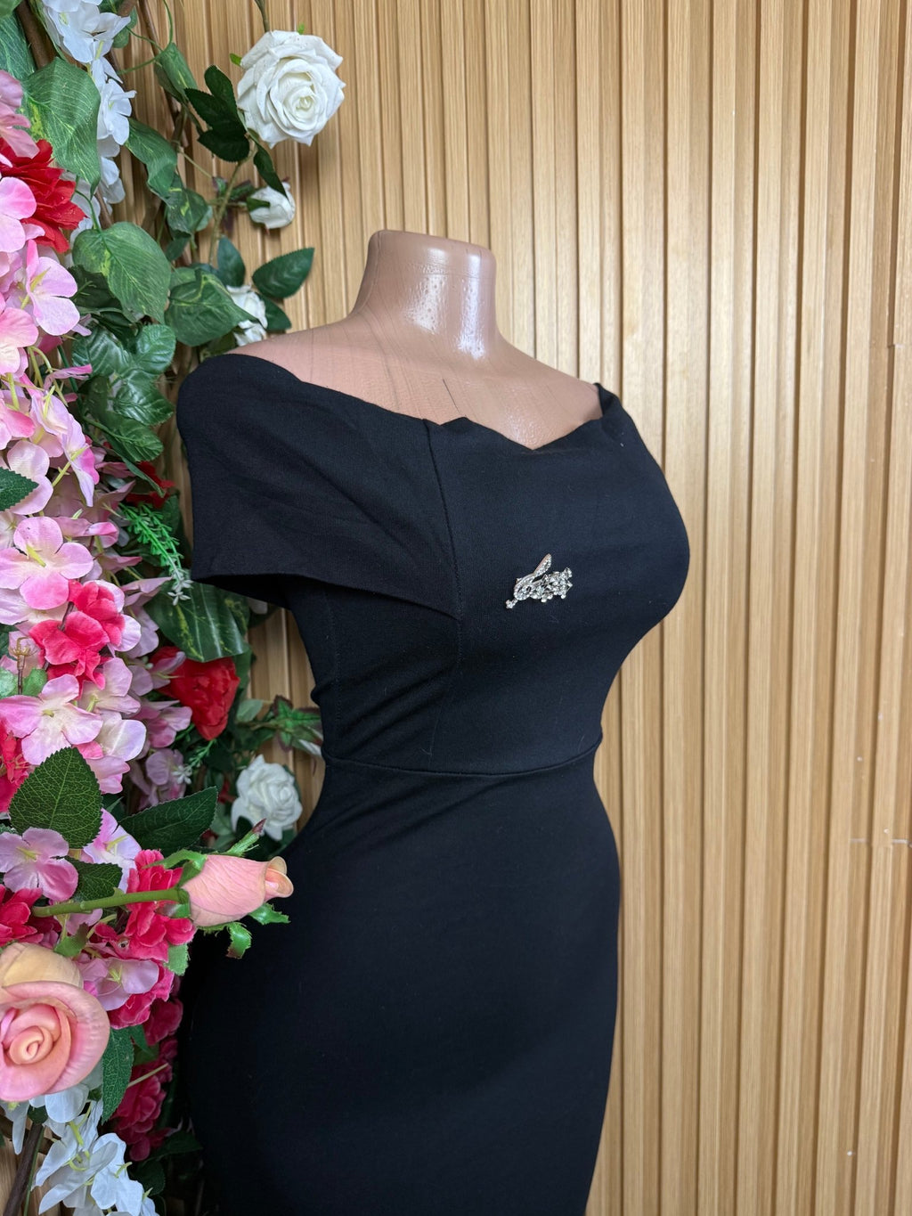 Robe longue moulante sans manches bustier - Perluna Store