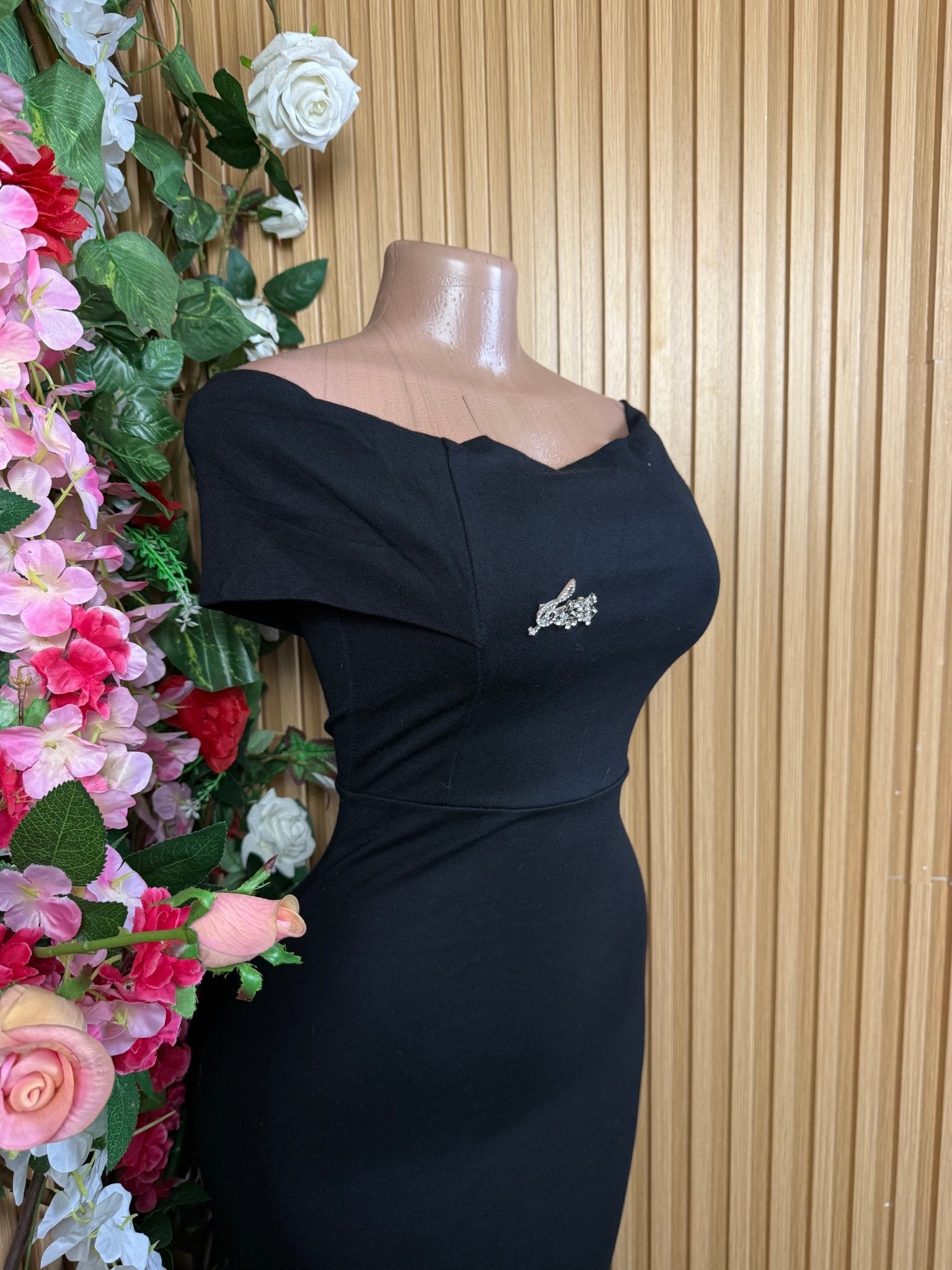 Robe longue moulante sans manches bustier - Perluna Store