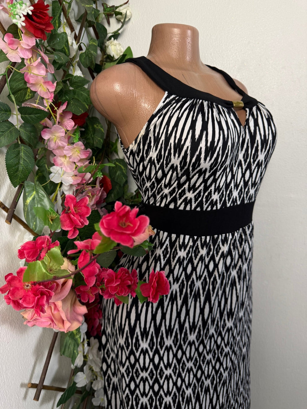 Robe longue sans manche cintré - Perluna Store - kinshasa