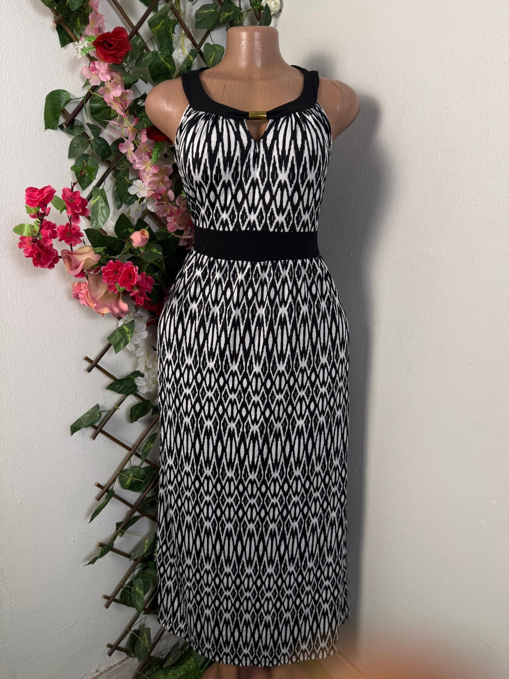 Robe longue sans manche cintré - Perluna Store - kinshasa