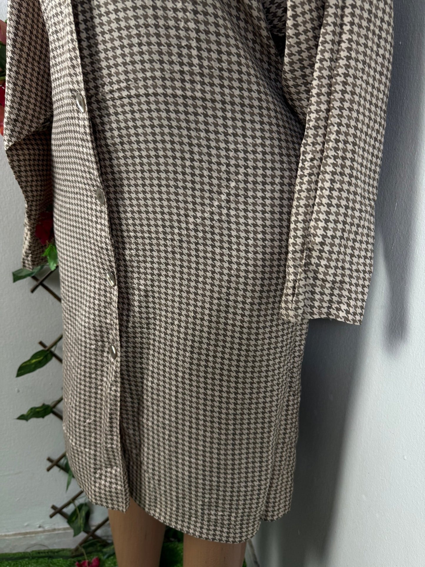 Robe manche longue à bouton  - Perluna Store - kinshasa