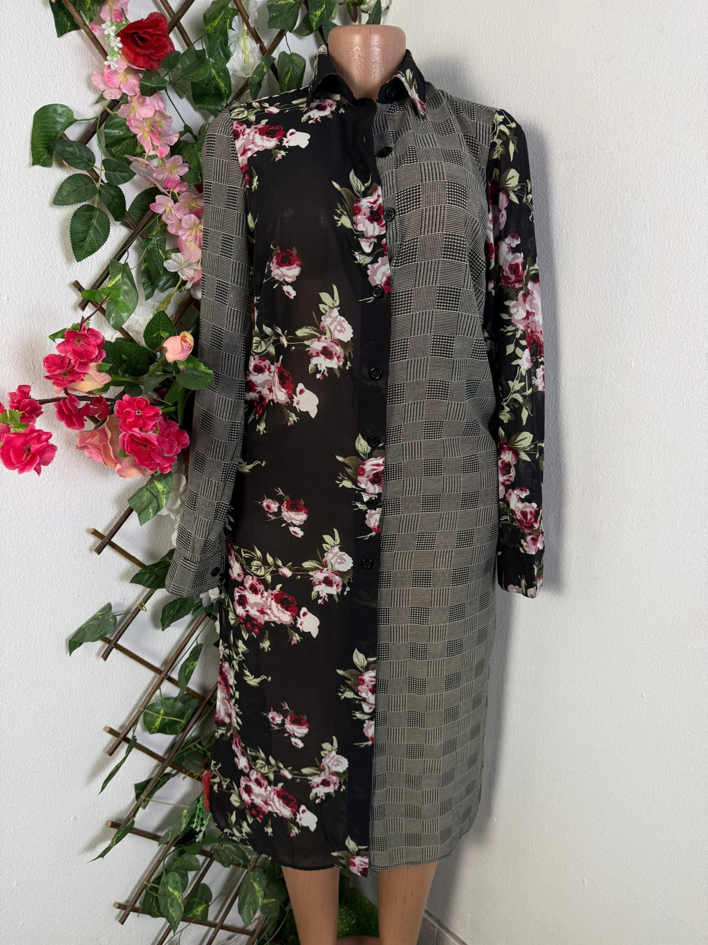 Robe manches longues flerie - Perluna Store - kinshasa