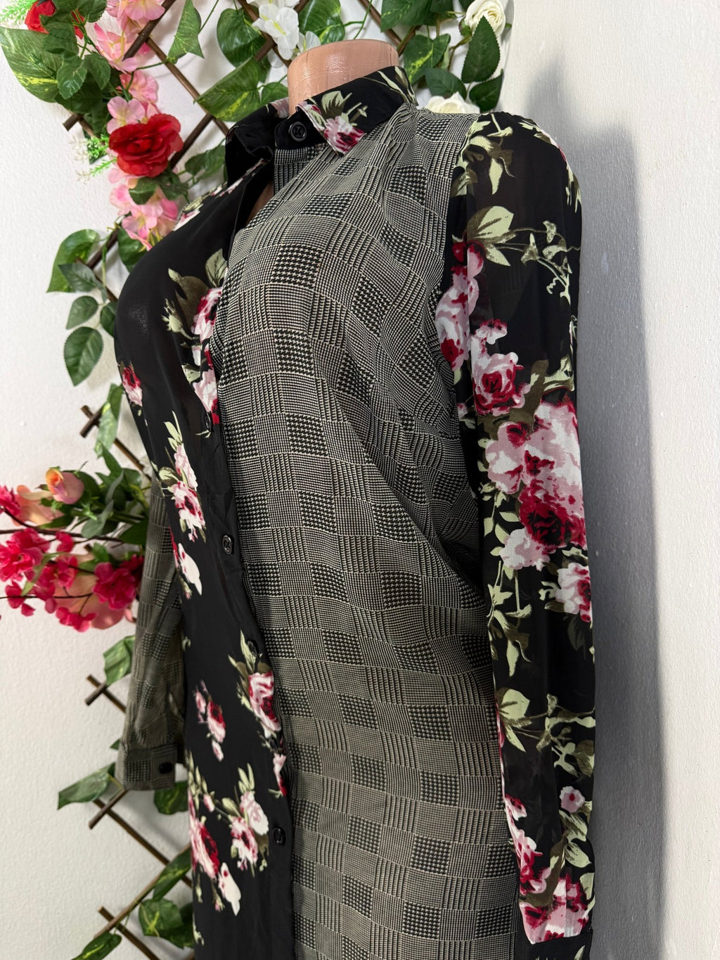 Robe manches longues flerie - Perluna Store - kinshasa