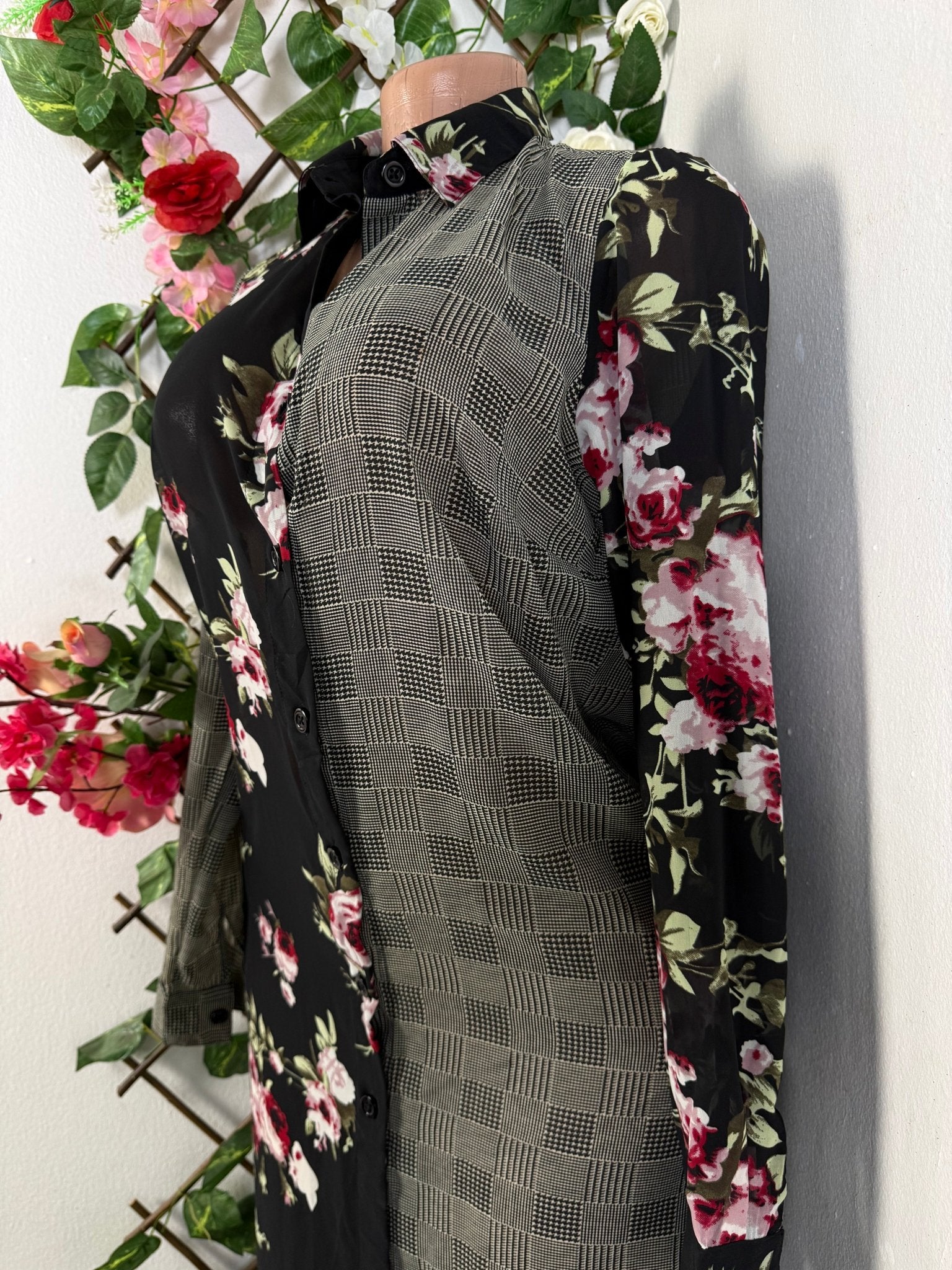 Robe manches longues flerie - Perluna Store - kinshasa