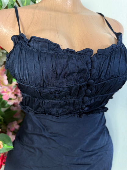 Robe mi longue à fine bretelle - Perluna Store - kinshasa