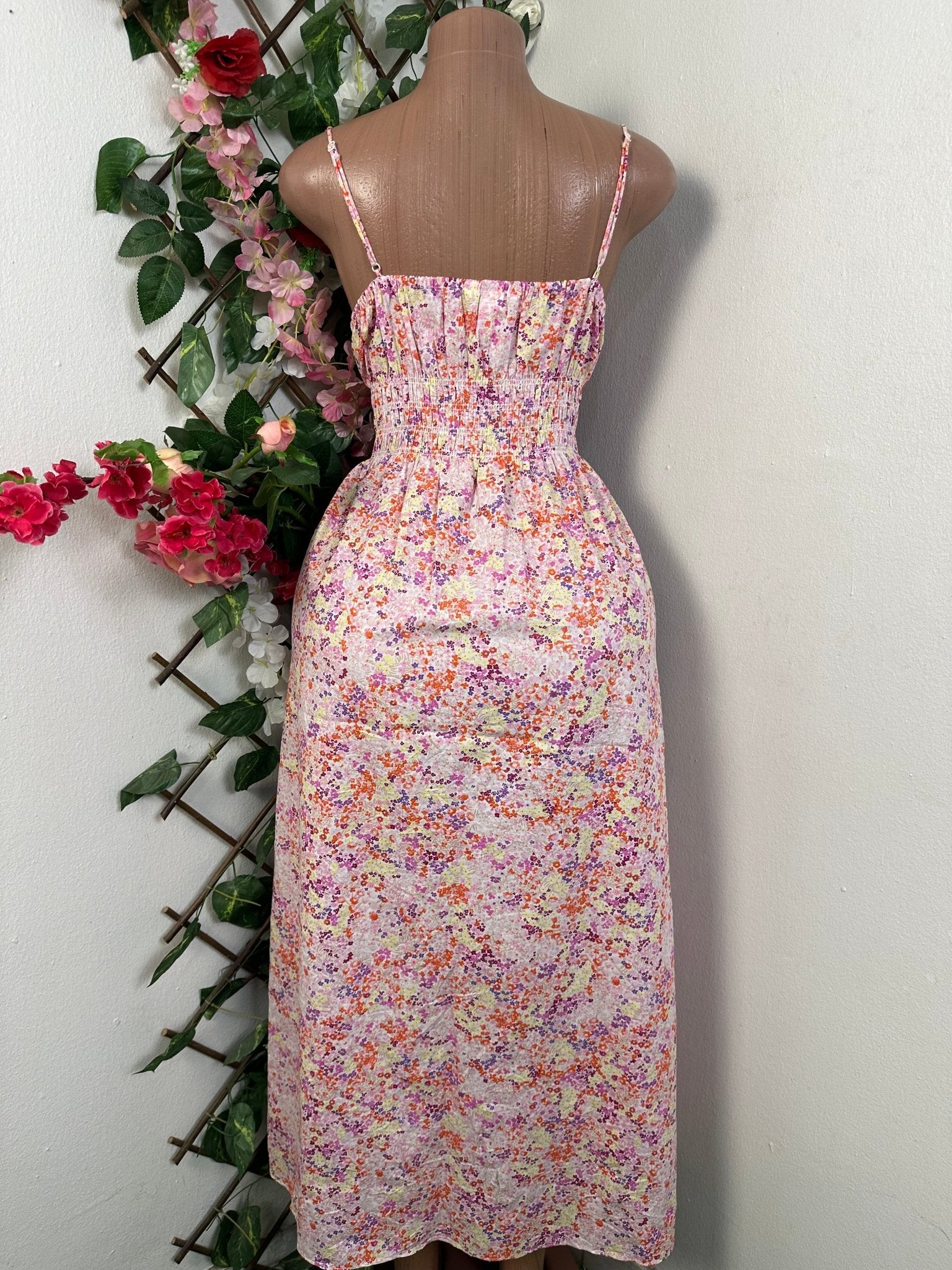 Robe Mi - longue à fine bretelle - Perluna Store - kinshasa