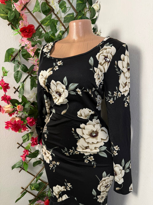 Robe mi longue à ourlet  - Perluna Store - kinshasa