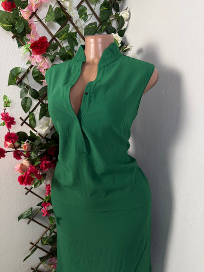 Robe mi longue a pente asymetrique - Perluna Store - kinshasa