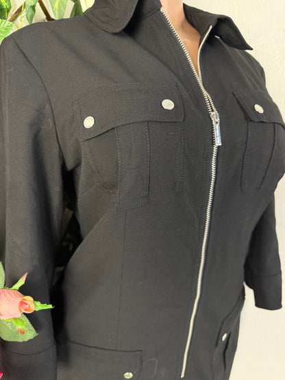 Robe mi longue à poche long manche - Perluna Store - kinshasa