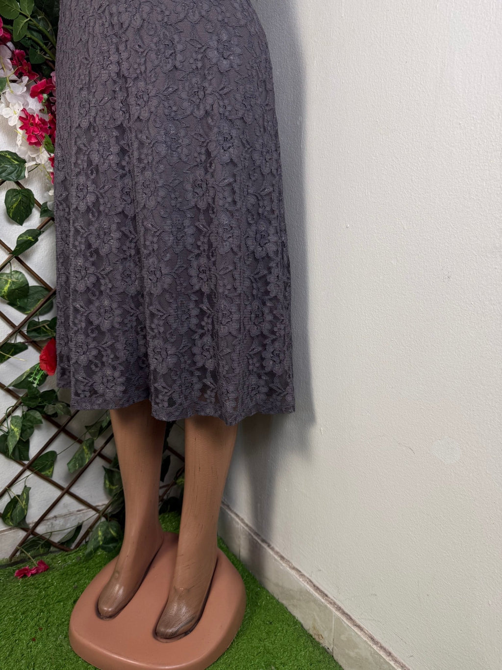 Robe mi longue cintré manche longue - Perluna Store - kinshasa