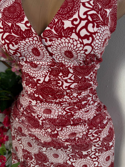 Robe mi longue décolleté croisé - Perluna Store - kinshasa