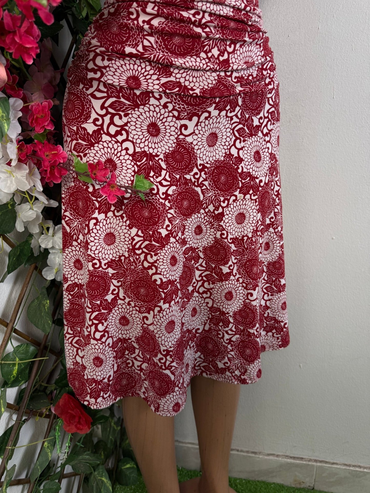 Robe mi longue décolleté croisé - Perluna Store - kinshasa
