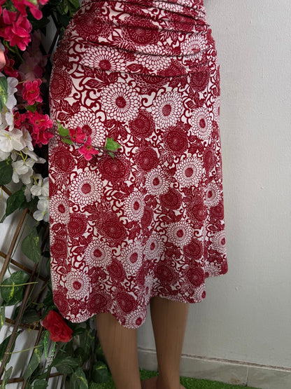 Robe mi longue décolleté croisé - Perluna Store - kinshasa