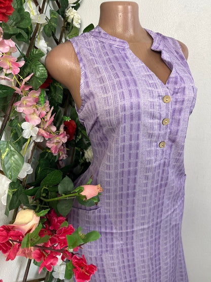 Robe mi longue décolleté en V - Perluna Store - kinshasa