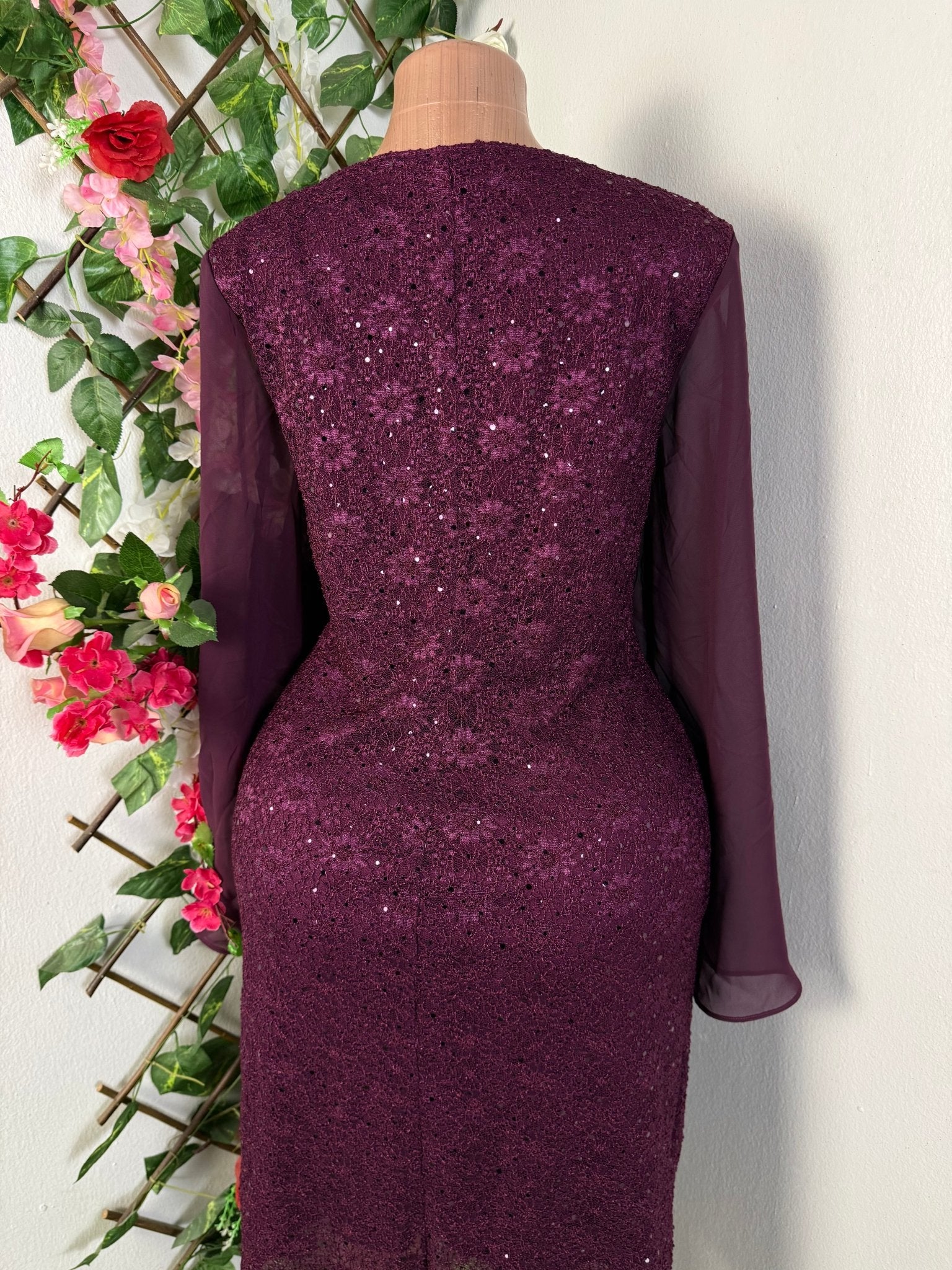 Robe mi longue en pailletée - Perluna Store - kinshasa