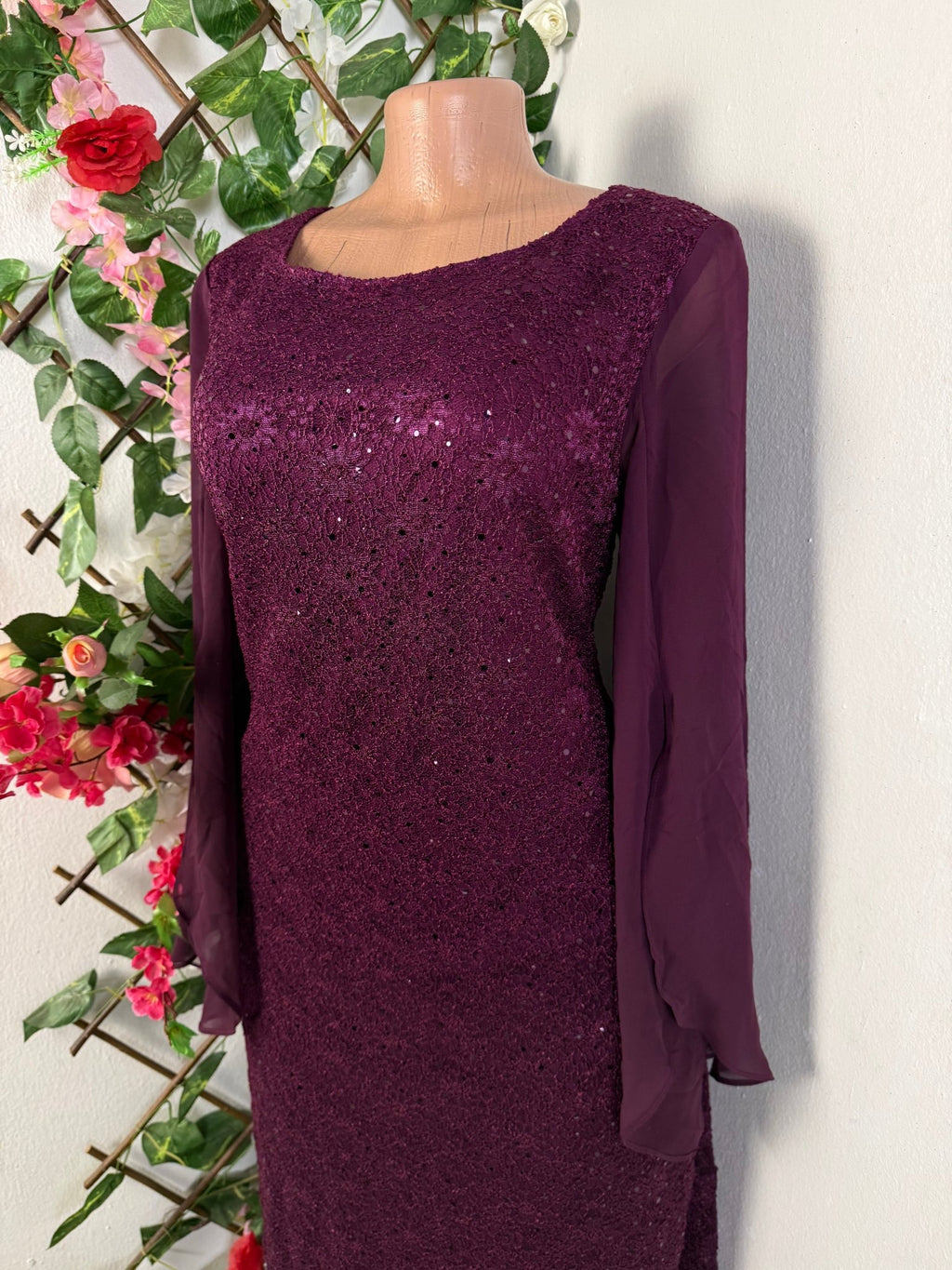 Robe mi longue en pailletée - Perluna Store - kinshasa