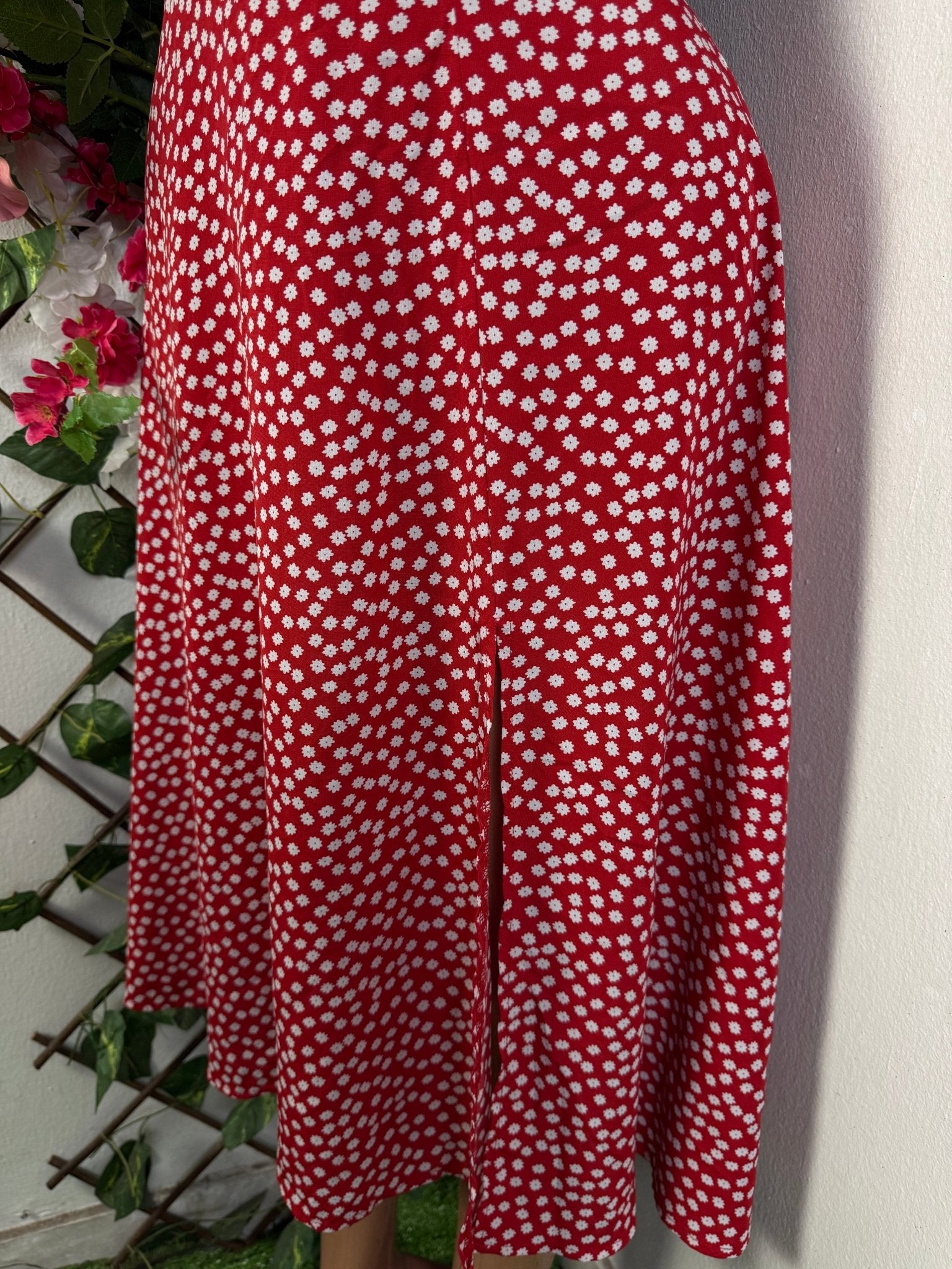 Robe mi longue évasé manche courte (Copie) - Perluna Store - kinshasa