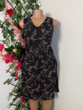 Robe mi longue évasé sans manche - Perluna Store